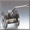 Ball valve with flanged connections, welded flange, short pattern